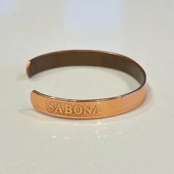Sabona London Copper 6" Cuff Bracelet - Picture 1 of 9
